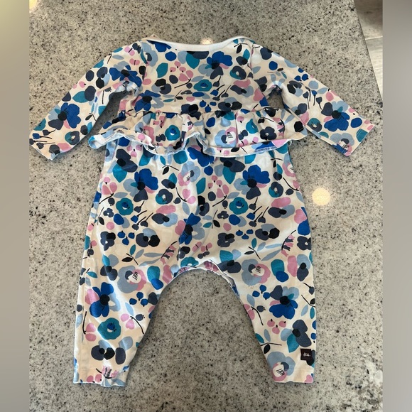Tea Collection Baby Girl Romper 6-9 Months - Picture 6 of 7